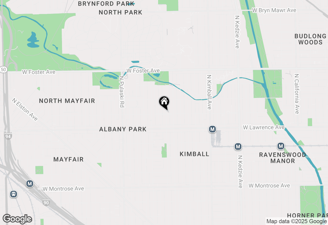 Map of 3708 W Ainslie Street #2, Chicago, IL 60625