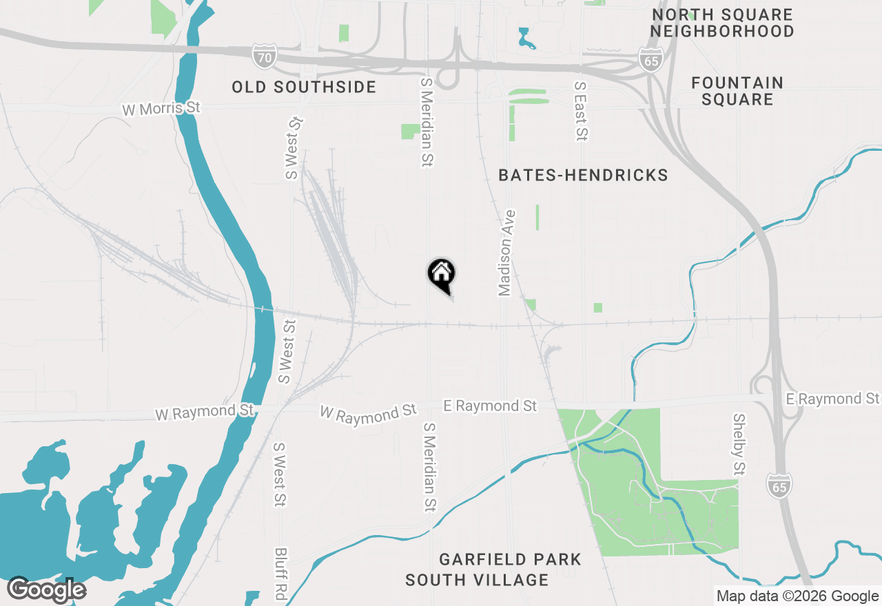Map of 1906 Charles Street, Indianapolis, IN 46225