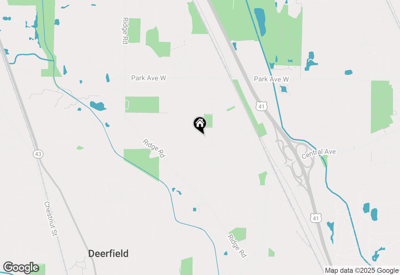 Map of 1666 Cloverdale Avenue, Highland Park, IL 60035