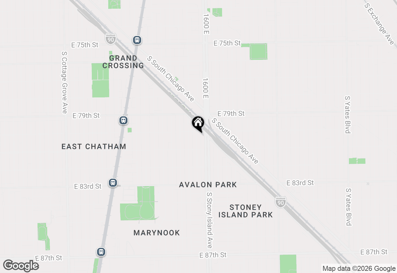 Map of 8013 S Harper Avenue, Chicago, IL 60619