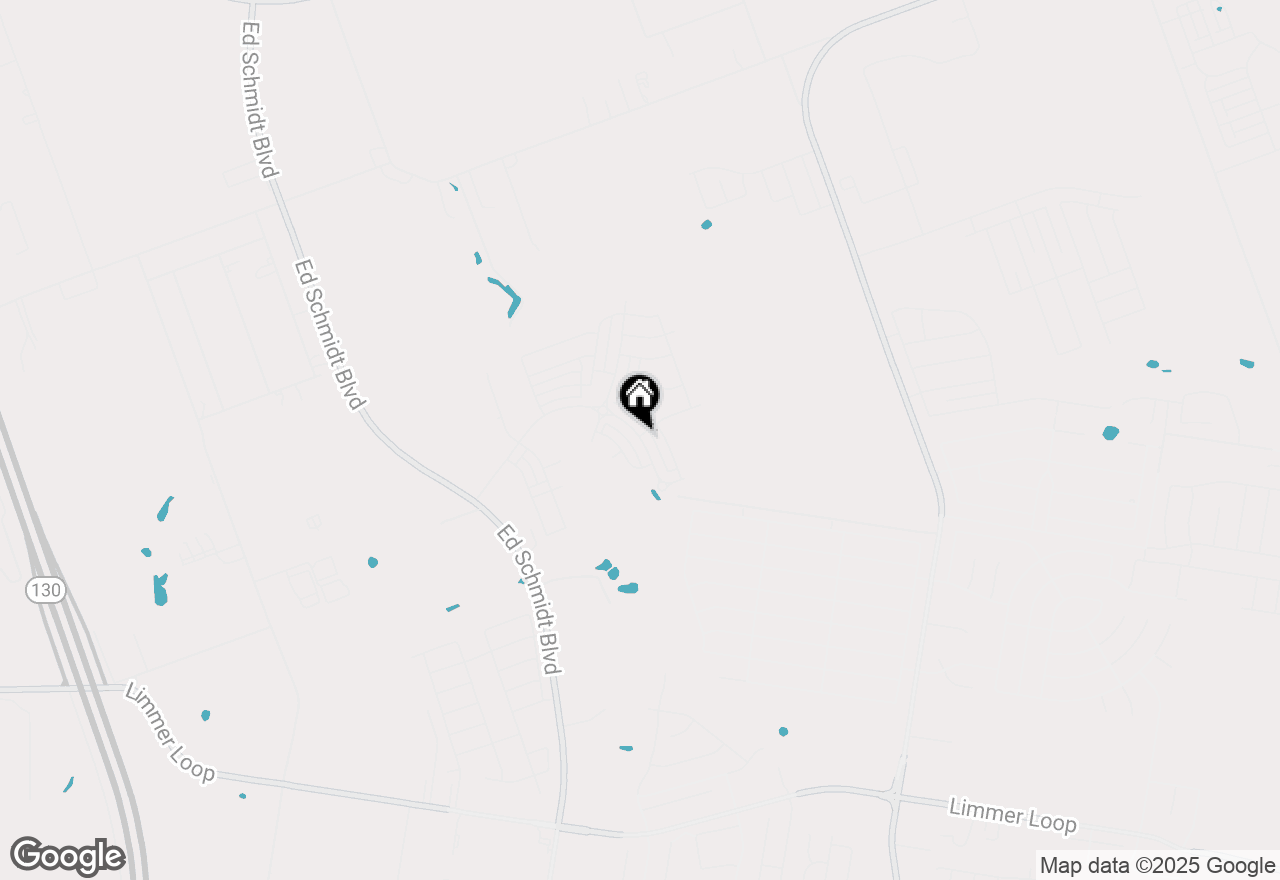 Map of 605 Emory Crossing Blvd, Hutto, TX 78634