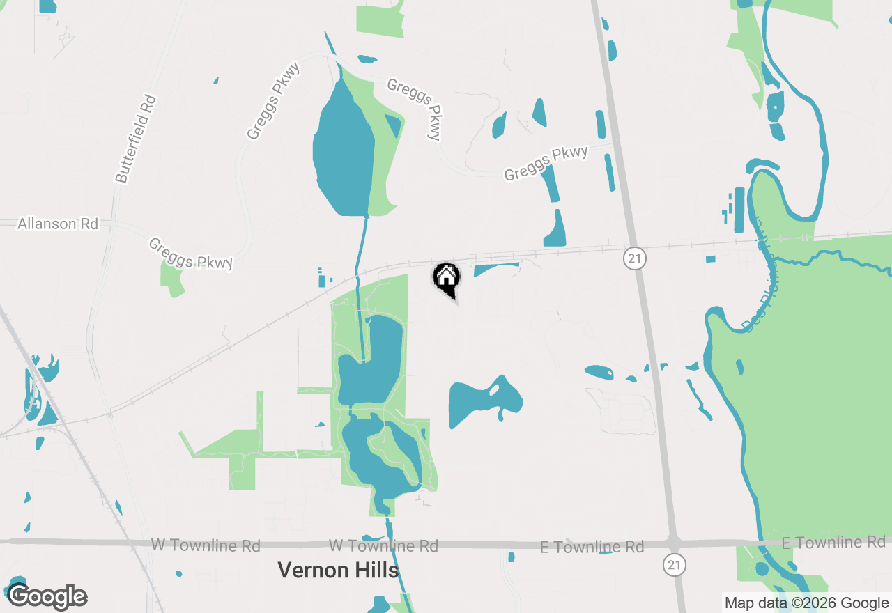 Map of 1336 Cromwell Court #1336, Vernon Hills, IL 60061
