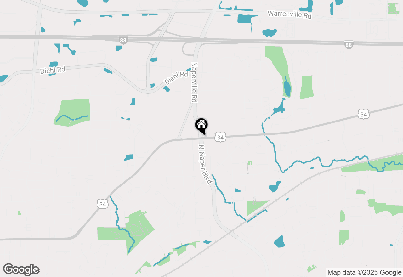 Map of 421 E Ogden Avenue, Naperville, IL 60563