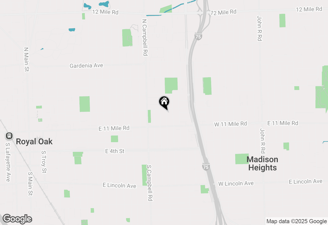Map of 305 N Kenwood Avenue, Royal Oak, MI 48067