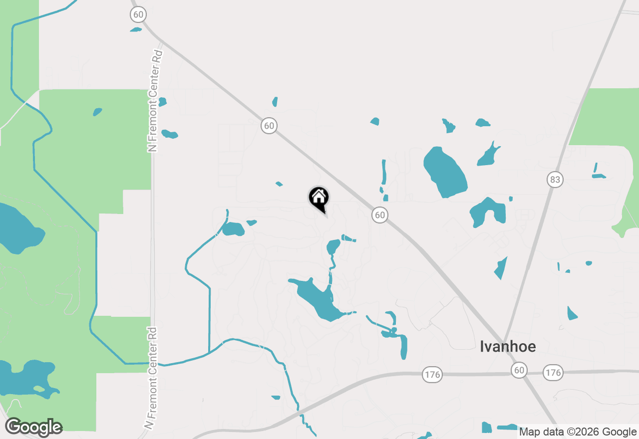 Map of 21896 W Vernon Ridge Drive, Ivanhoe, IL 60060