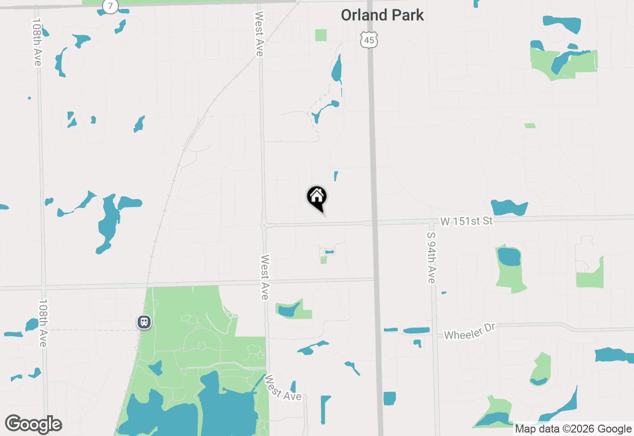 Map of 15065 Avenida Del Este Street, Orland Park, IL 60462