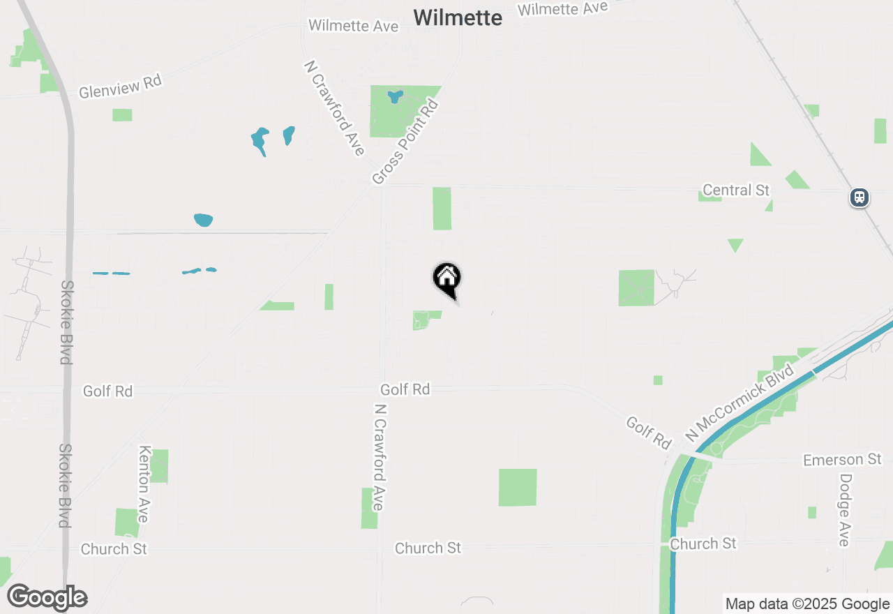 Map of 2304 Hastings Avenue, Evanston, IL 60201