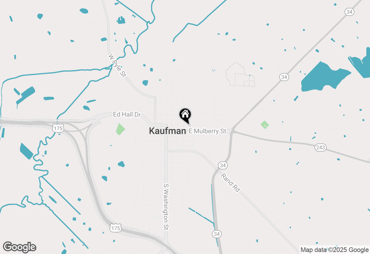 Map of 400 E Grove Street, Kaufman, TX 75142