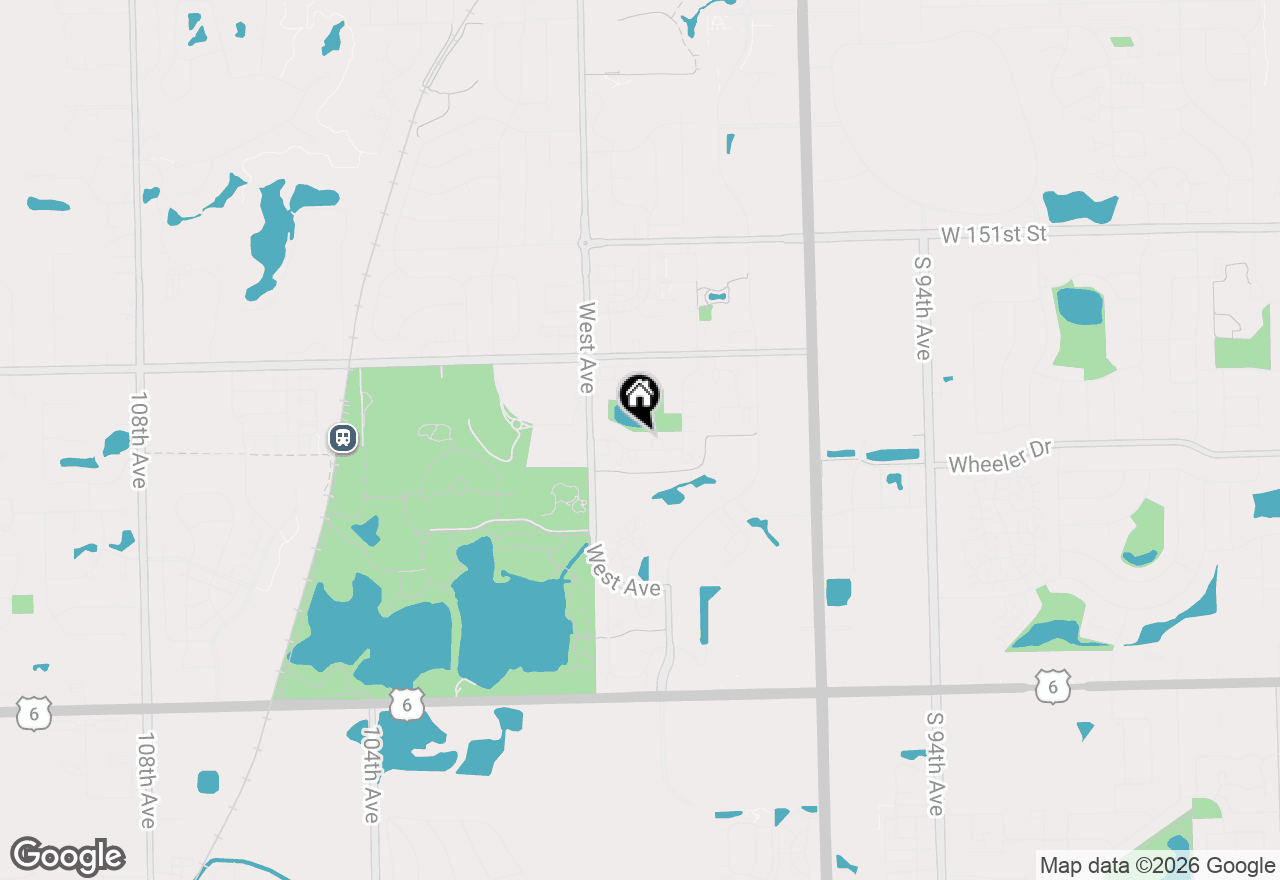 Map of 9910 Treetop Drive #3904, Orland Park, IL 60462