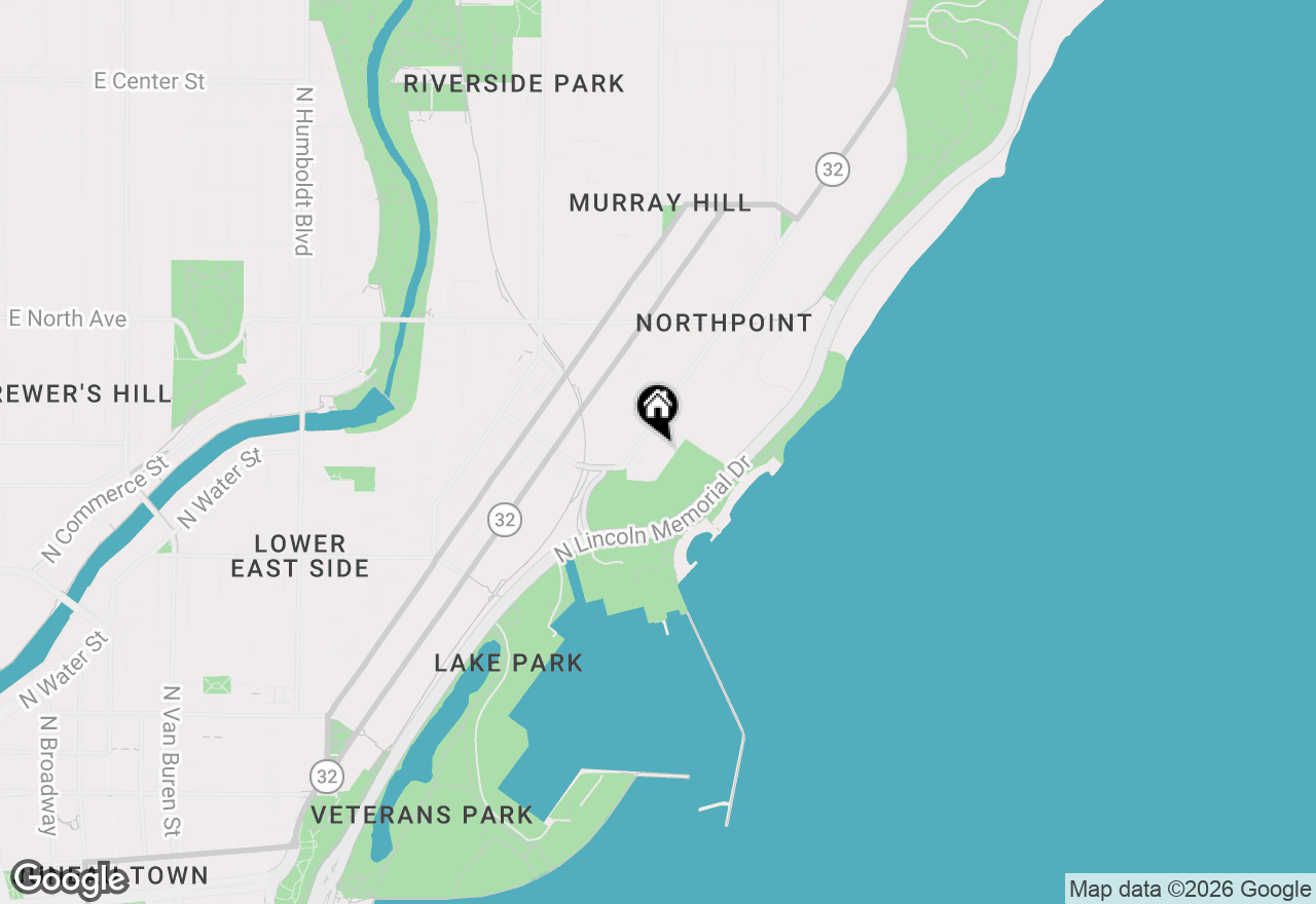 Map of 2225 E Woodstock Pl, Milwaukee, WI 53202