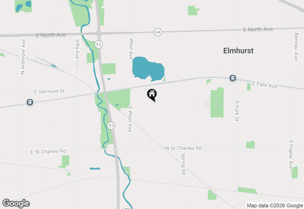 Map of 171 S Fairview Avenue, Elmhurst, IL 60126
