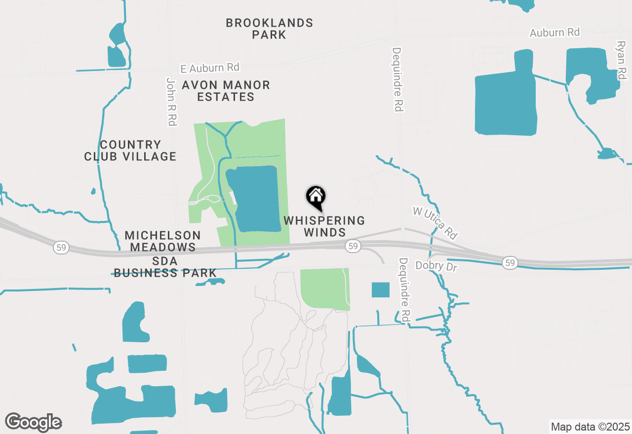 Map of 1589 Oneil Circle, Rochester Hills, MI 48307