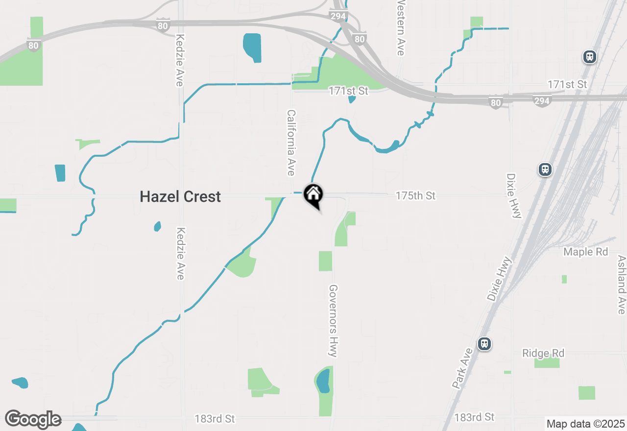 Map of 2706 Turtle Creek Drive, Hazel Crest, IL 60429