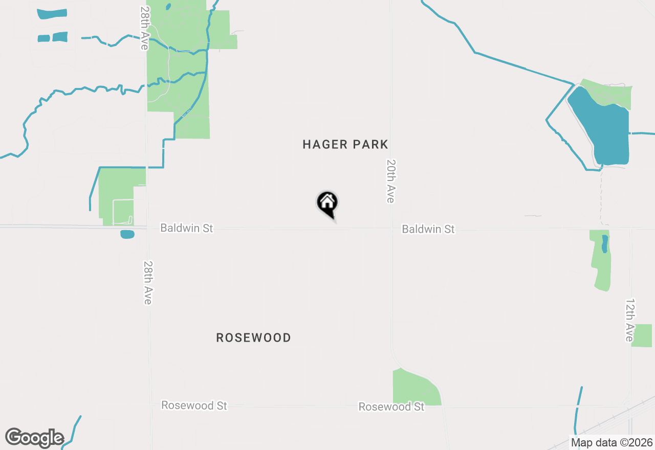 Map of 2225 Baldwin Street, Jenison, MI 49428