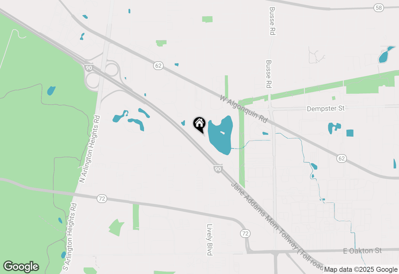 Map of 2805 S Embers Lane, Arlington Heights, IL 60005