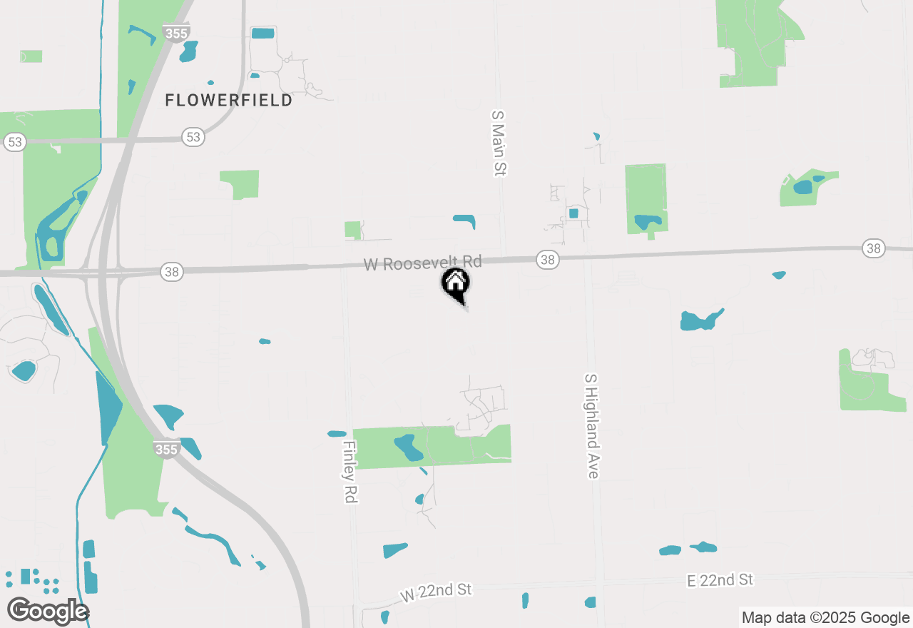 Map of 1313A S. Rebecca Road #202, Lombard, IL 60148