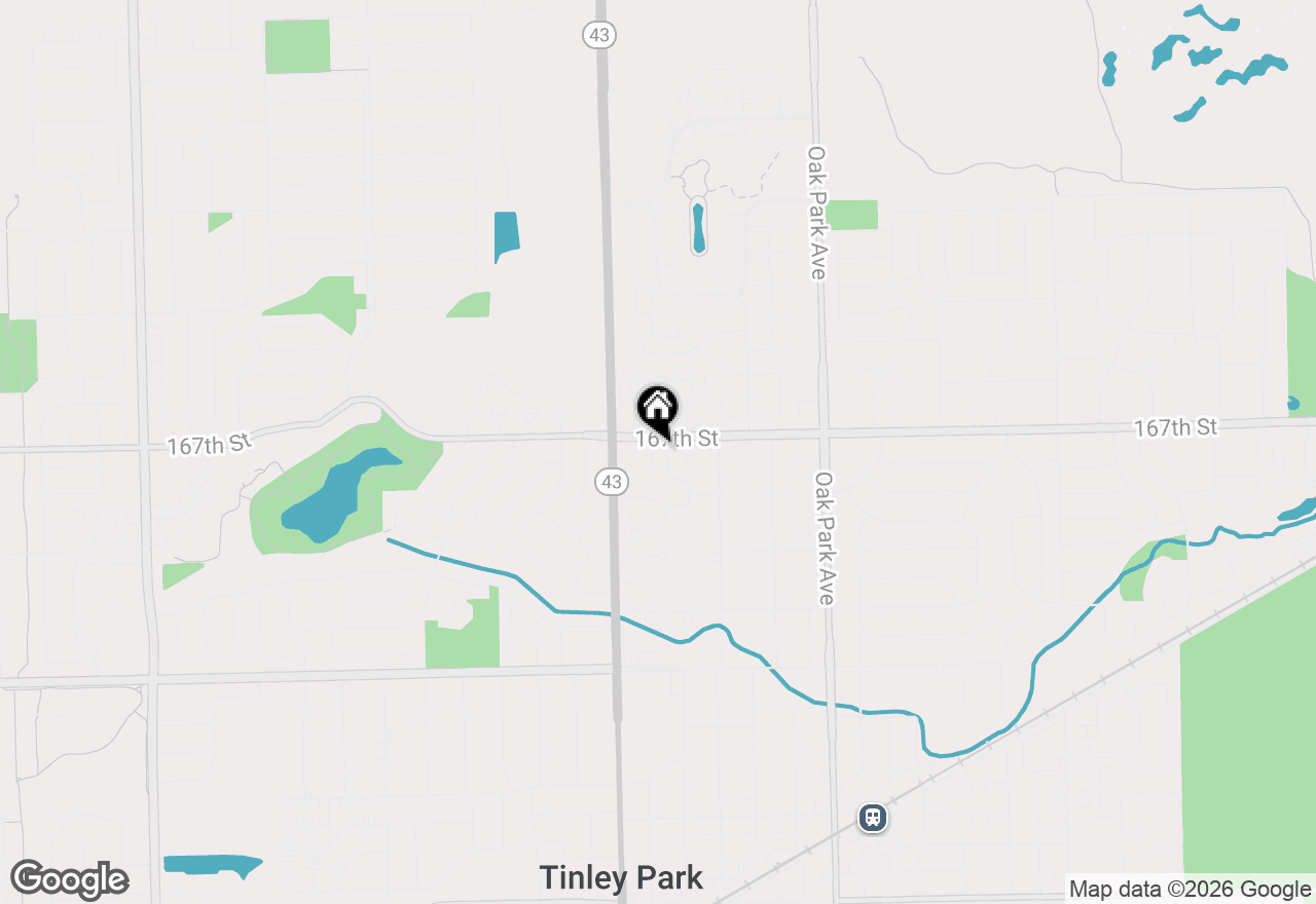 Map of 16714 Westwind Drive, Tinley Park, IL 60477