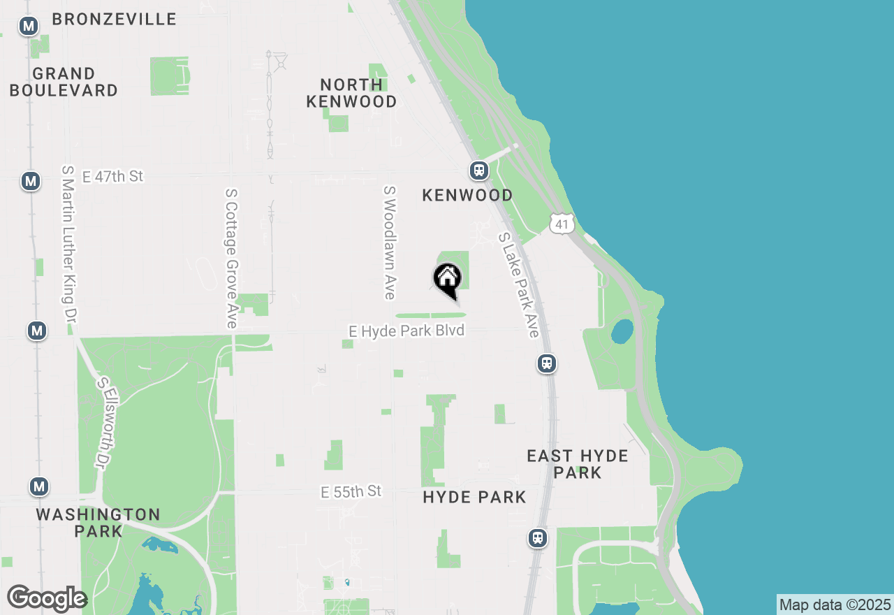 Map of 1344 E Madison Park Avenue, Chicago, IL 60615