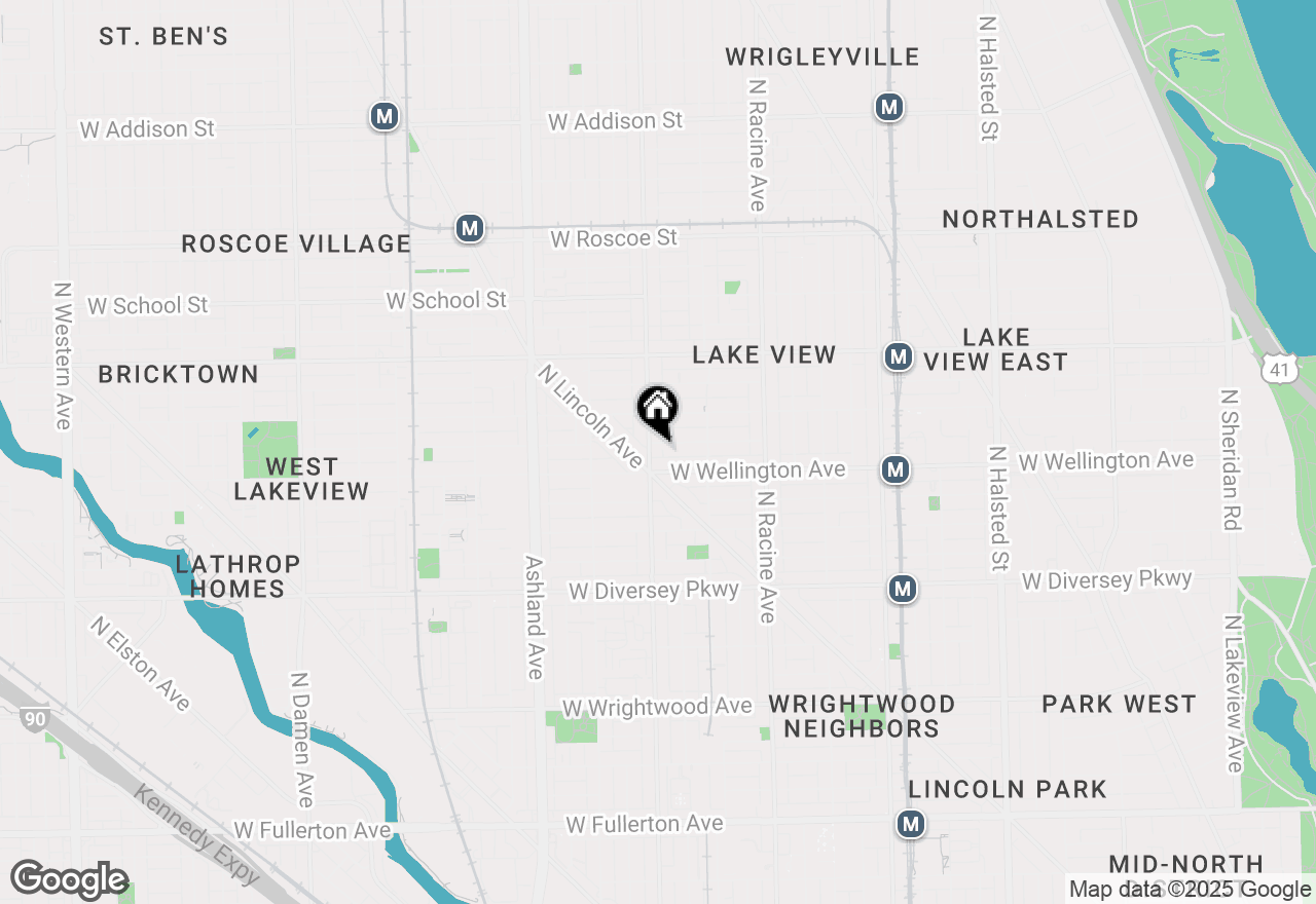 Map of 3015 N Southport Avenue #3W, Chicago, IL 60657