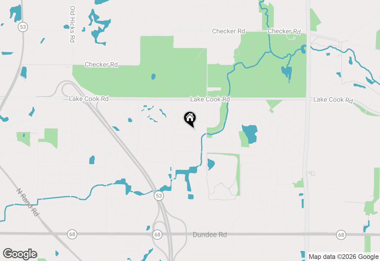 Map of 1604 W Partridge Court #8, Arlington Heights, IL 60004