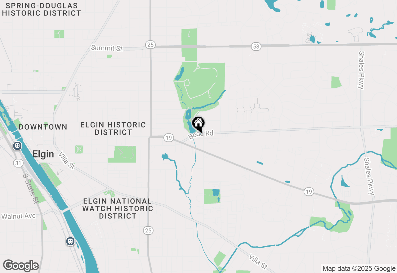Map of 774 Terrace Court #T, Elgin, IL 60120