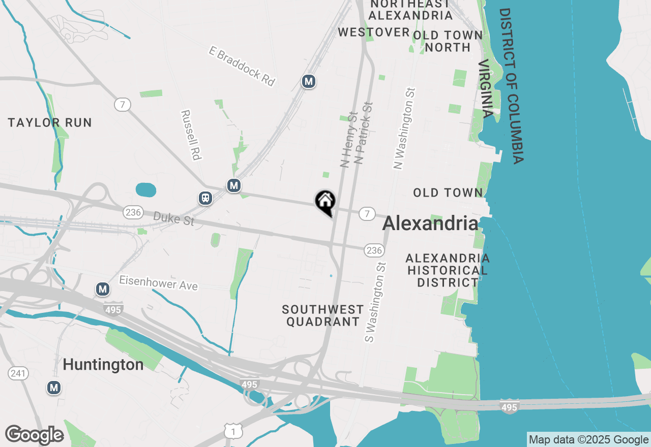Map of 1119 Prince Street, Alexandria, VA 22314