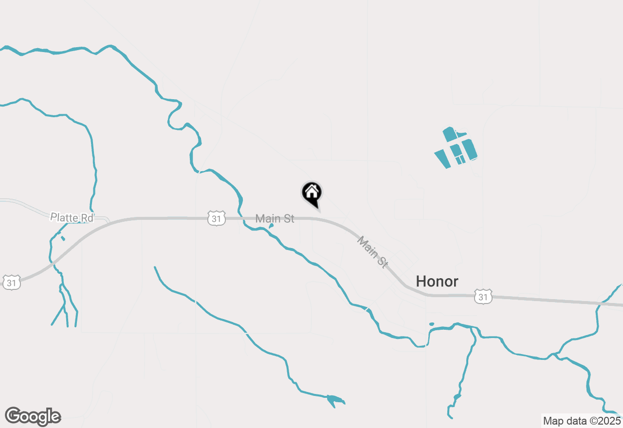 Map of 10506 Main Street, Honor, MI 49640