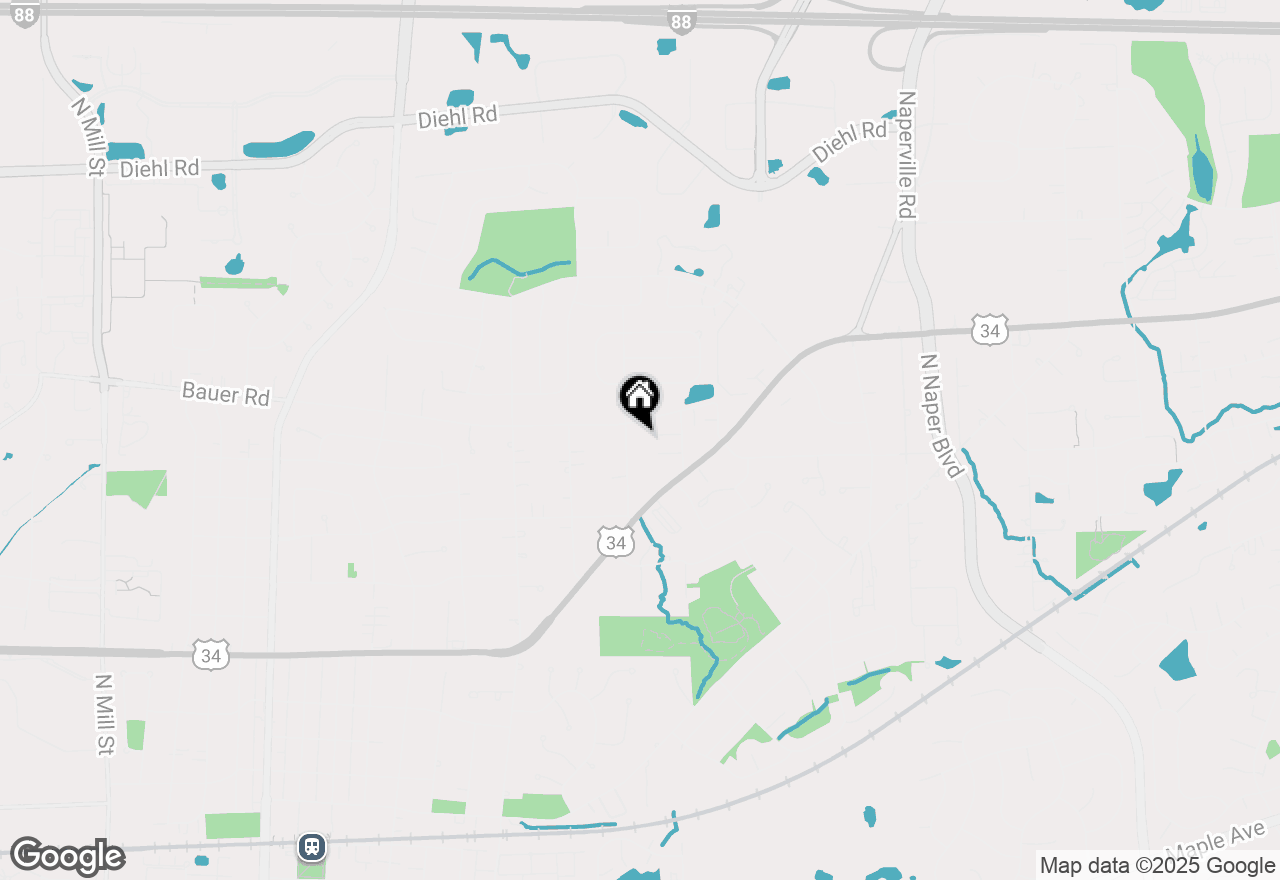 Map of 5S365 Vest Avenue, Naperville, IL 60563