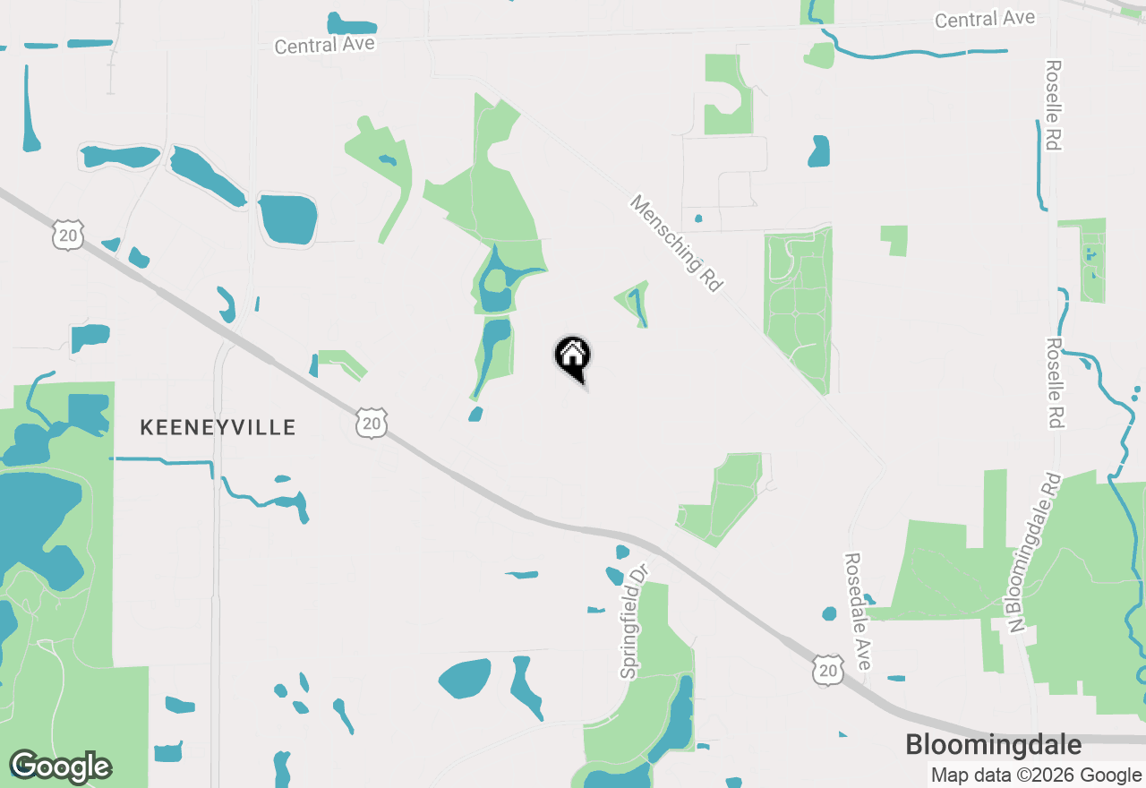Map of 701 Kelly Court, Roselle, IL 60172