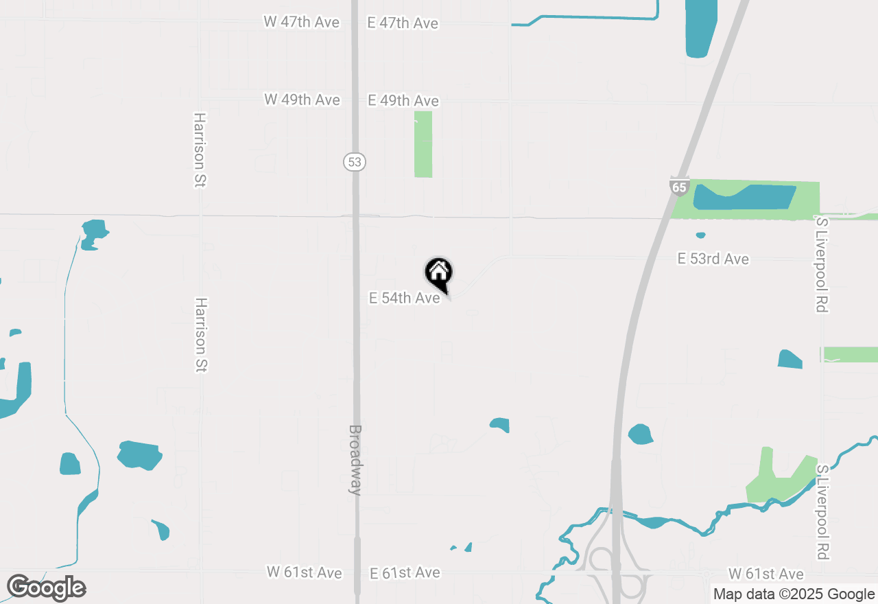 Map of 401 E 54th Avenue, Merrillville, IN 46410