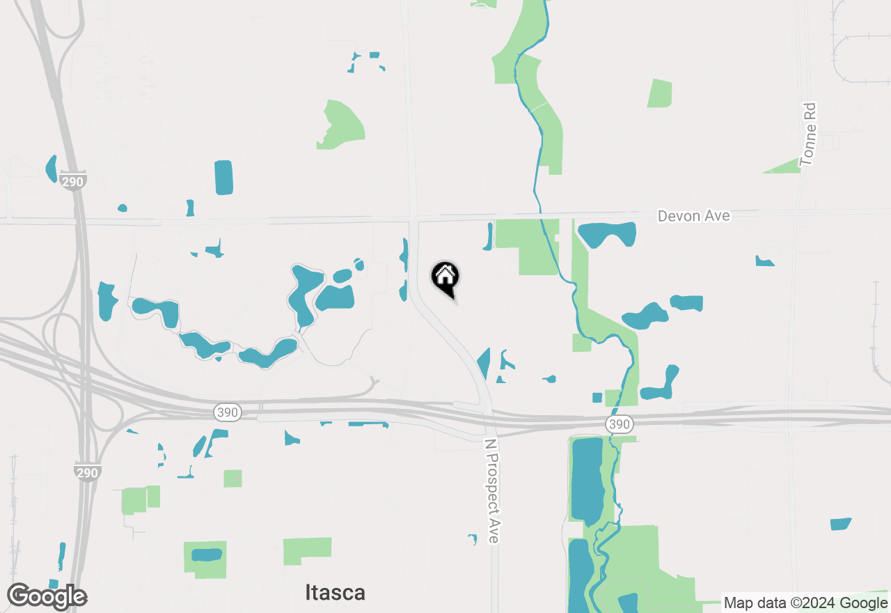 Map of 19W132 Marino Court, Itasca, IL 60143