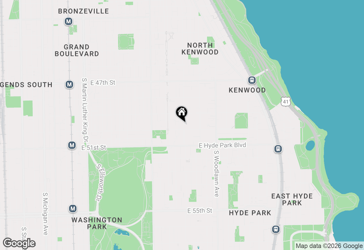 Map of 4942 S Ellis Avenue, Chicago, IL 60615