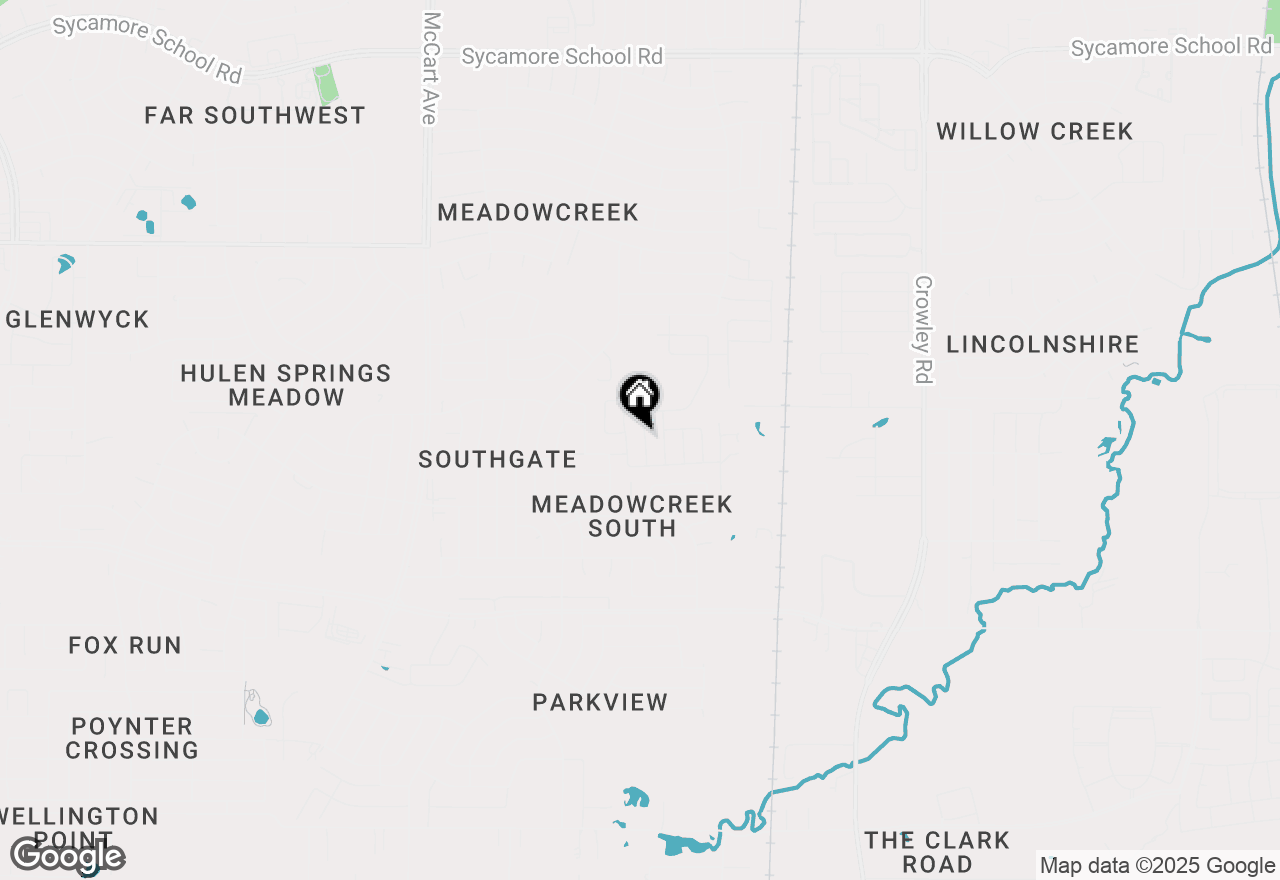 Map of 8324 Yaupon Holly Trail, Fort Worth, TX 76123