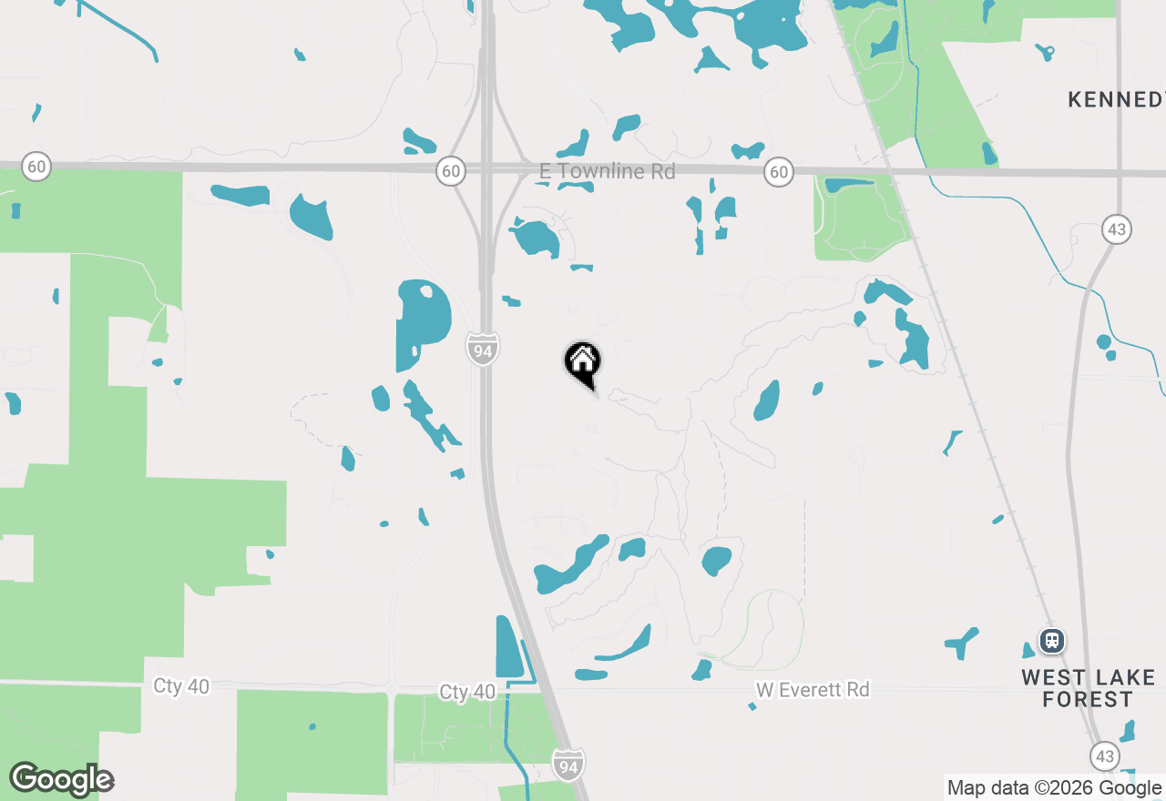 Map of 440 Woodward Court, Lake Forest, IL 60045
