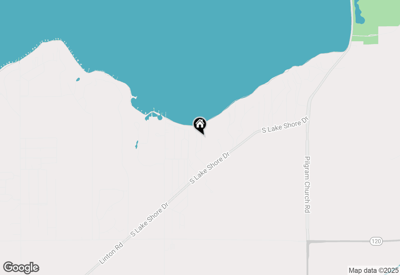 Map of W3166 S Lake Shore Dr, Lake Geneva, WI 53147