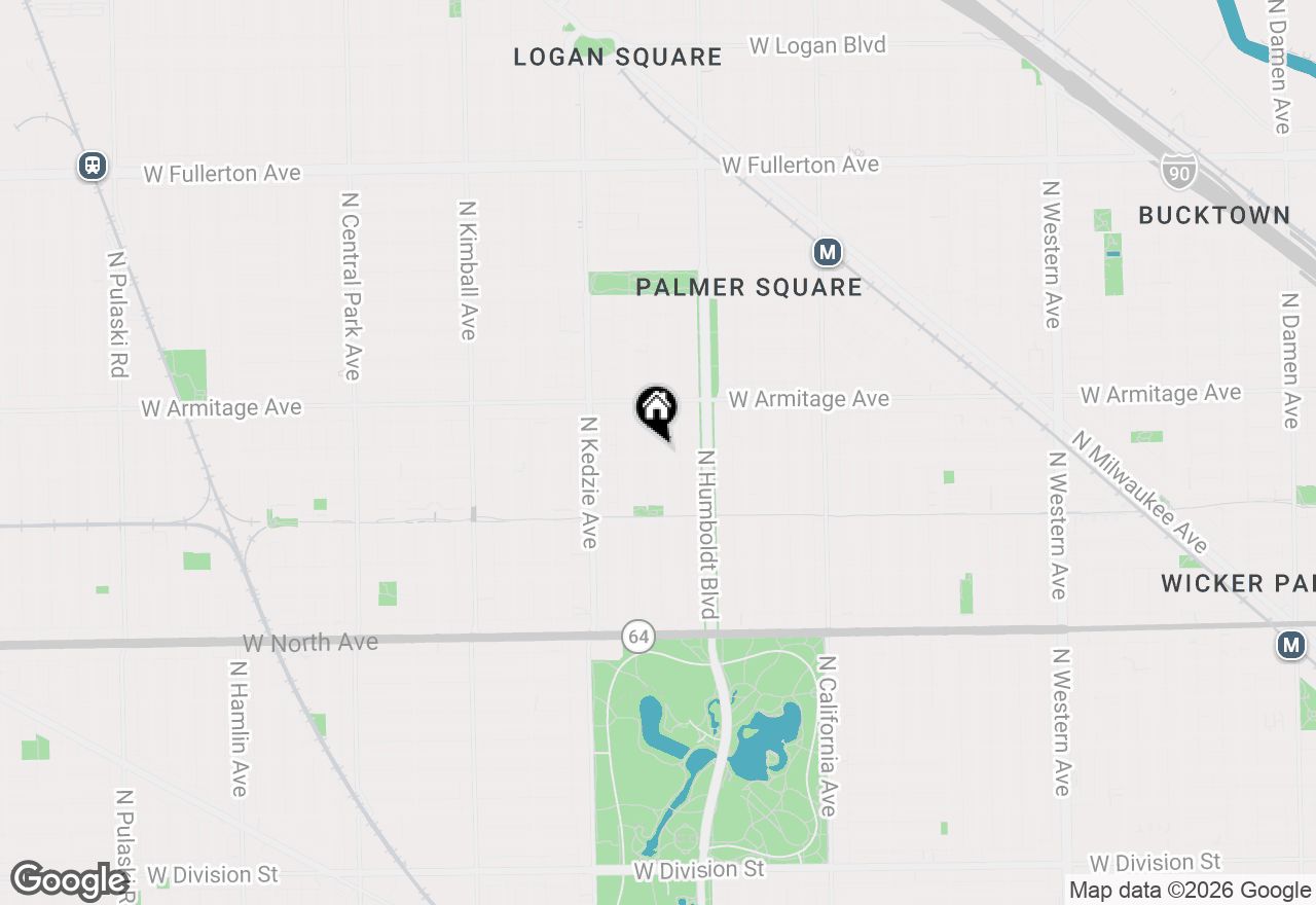 Map of 1904 N Whipple Street #101, Chicago, IL 60647