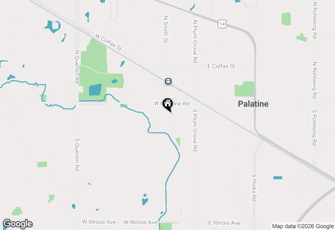 Map of (Address confidential), Palatine, Illinois 60067