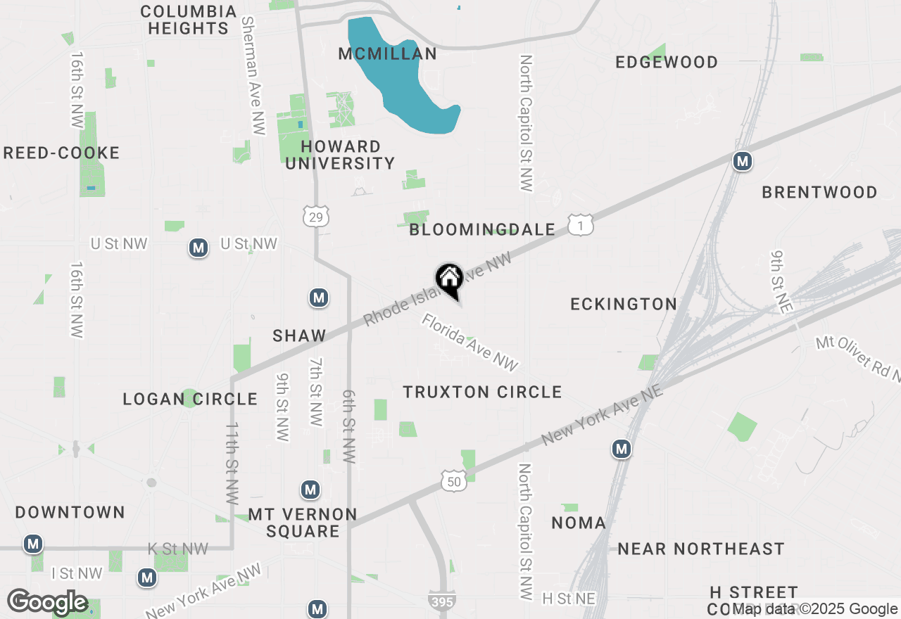 Map of  146 S Street Nw #B, Washington, DC 20001