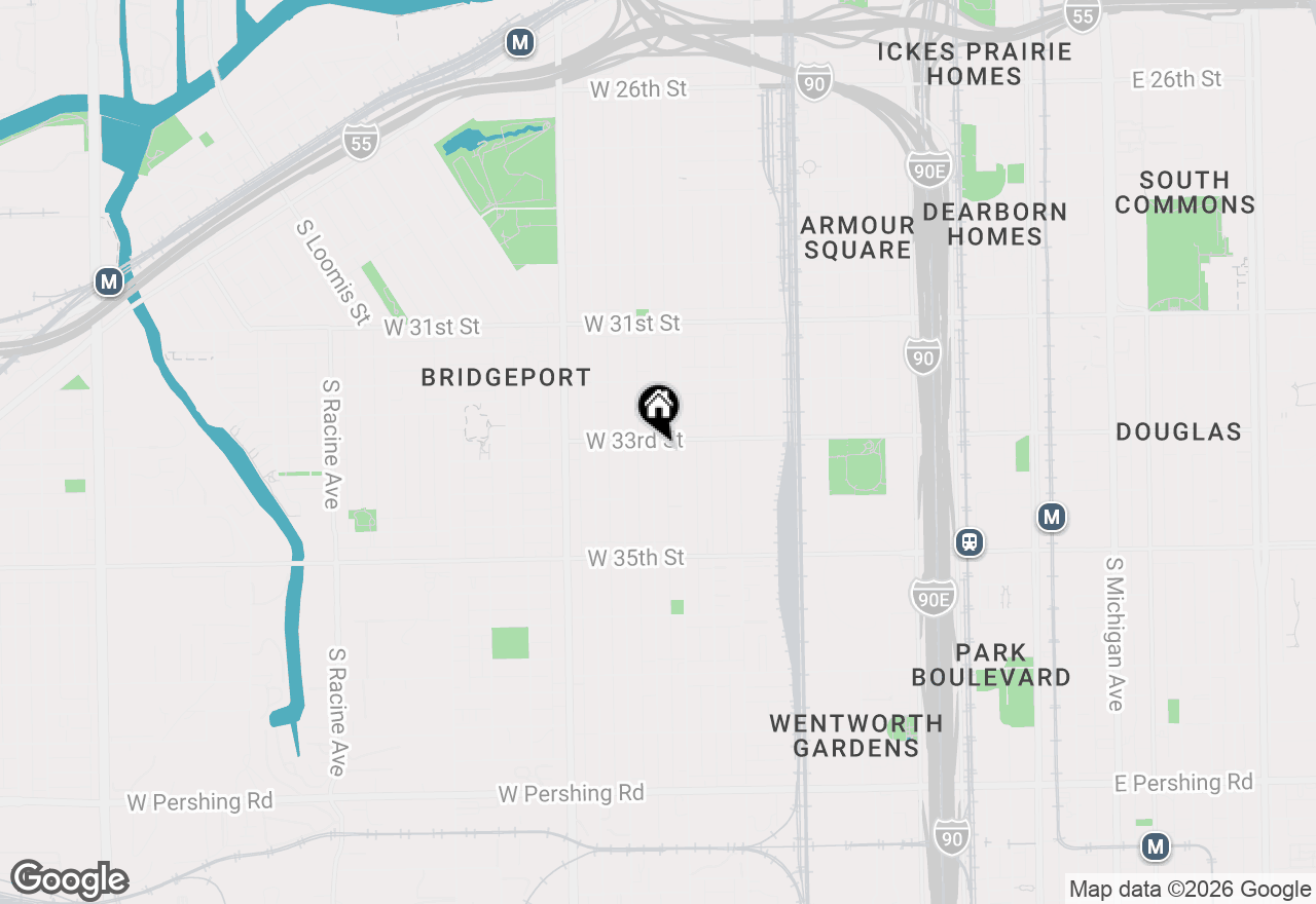 Map of 3309 S Lowe Avenue, Chicago, IL 60616