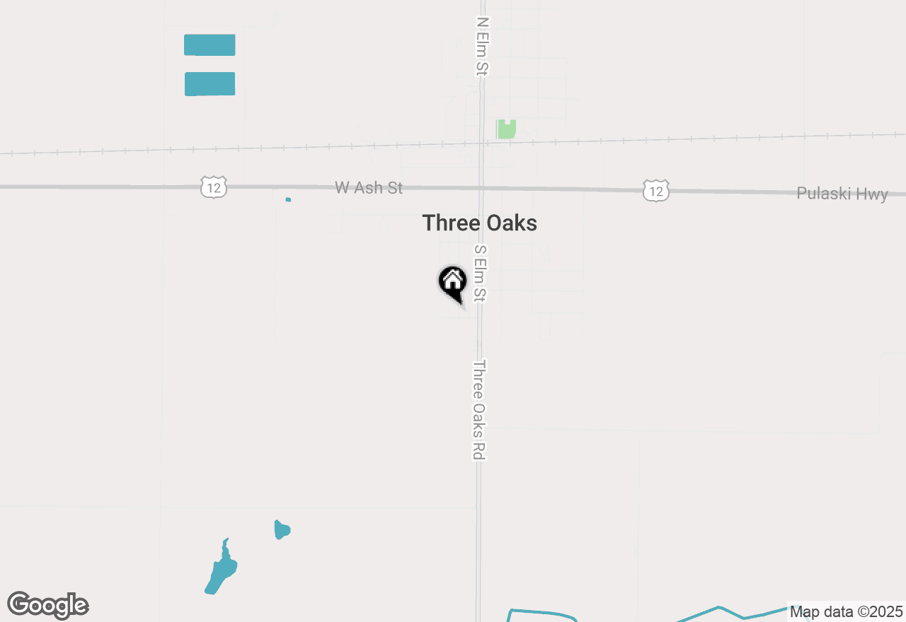 Map of 614 Magnolia Street, Three Oaks, MI 49128