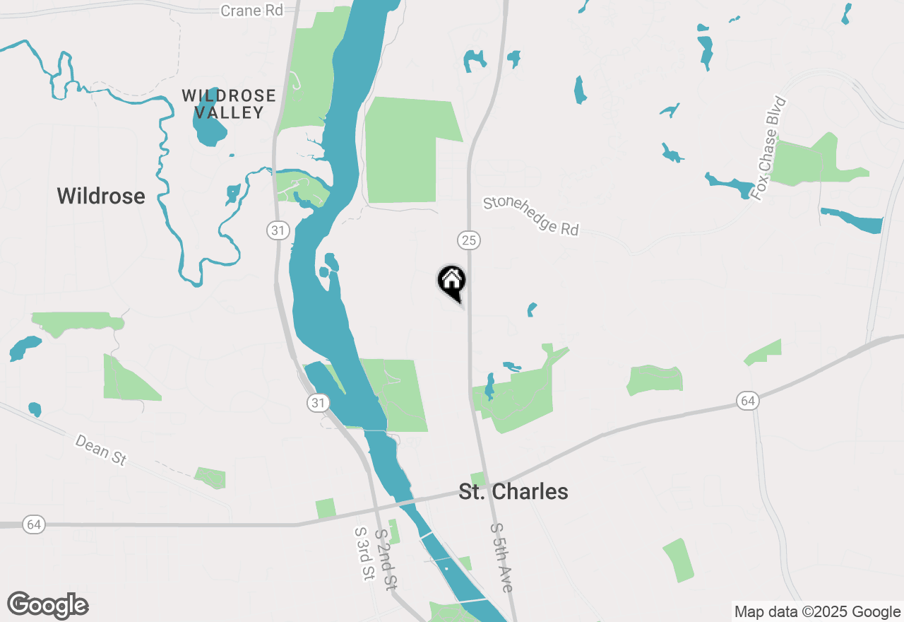 Map of 310 Delnor Glen Drive #310, St. Charles, IL 60174