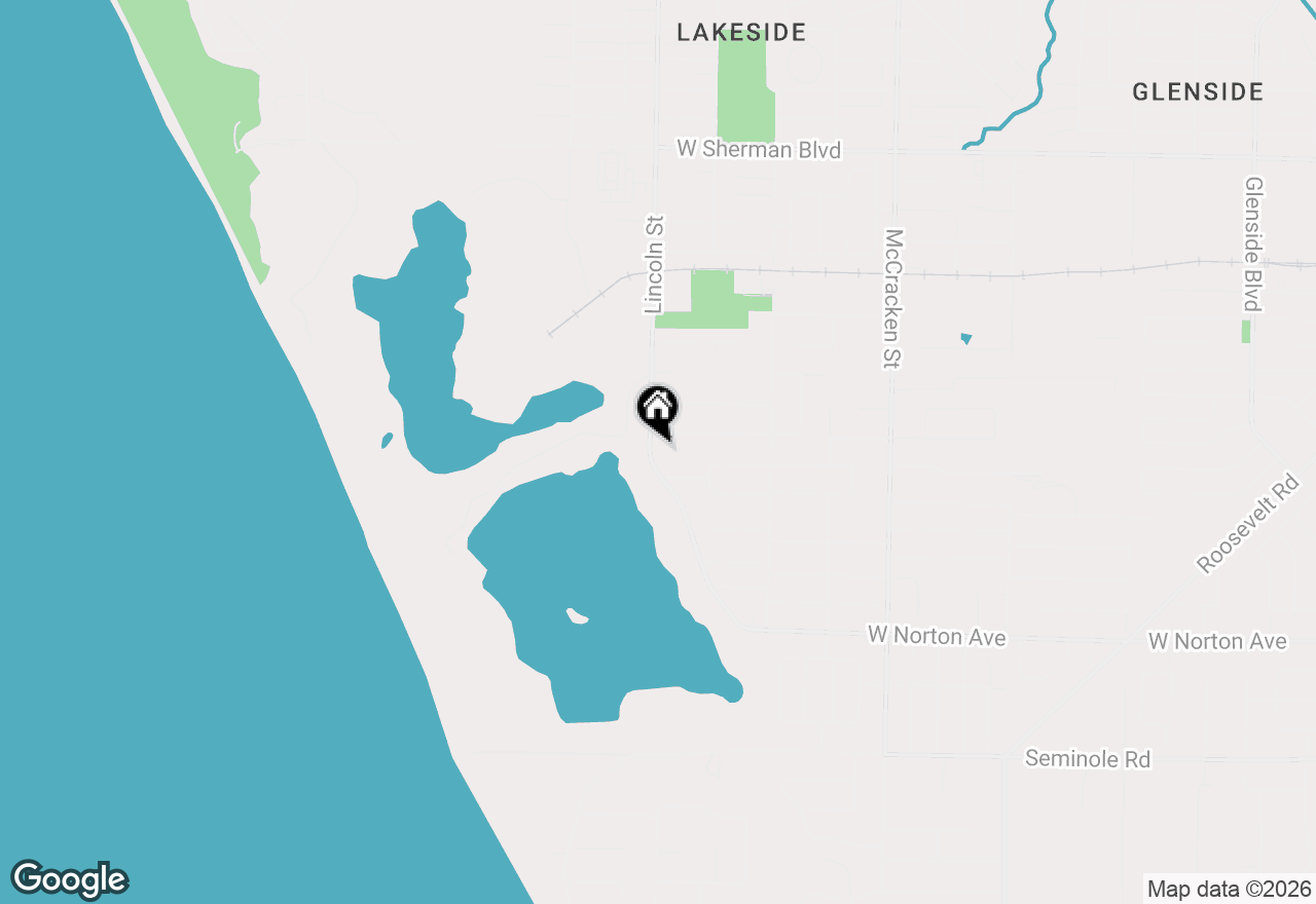 Map of 3096 Lincoln Street, Norton Shores, MI 49441