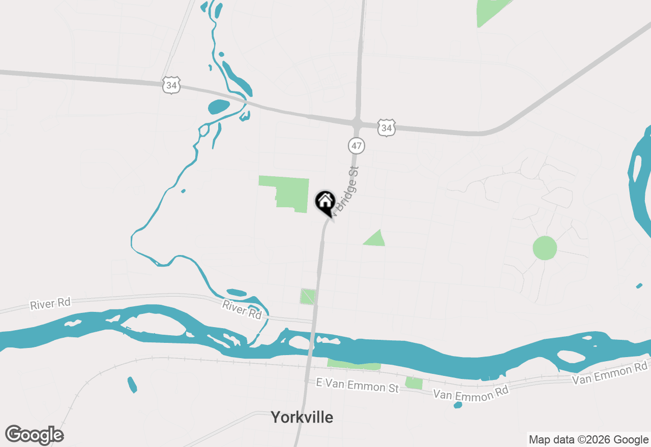 Map of 105 Appletree Court, Yorkville, IL 60560