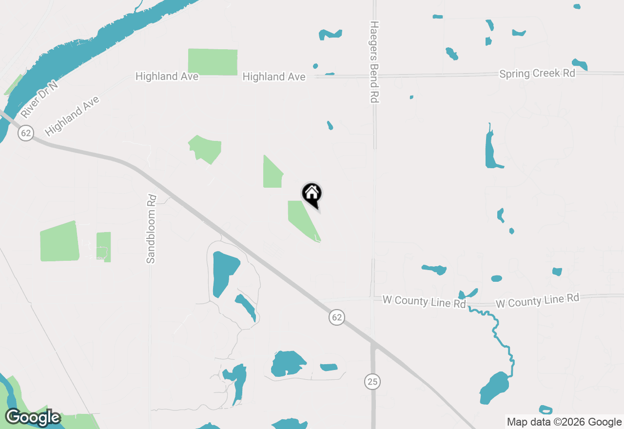 Map of 1320 Yellowstone Parkway, Algonquin, IL 60102