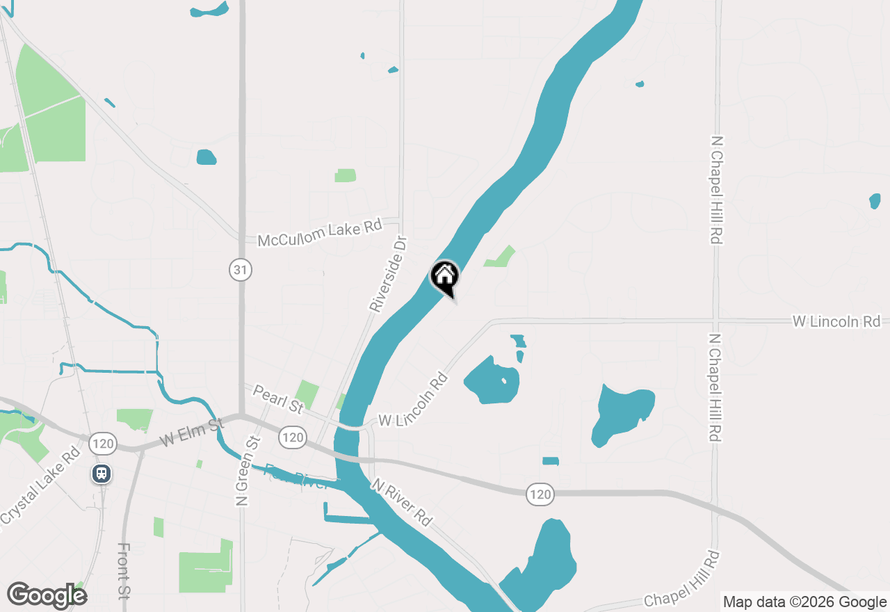Map of 1611 N Woodlawn Park Avenue, Mchenry, IL 60051