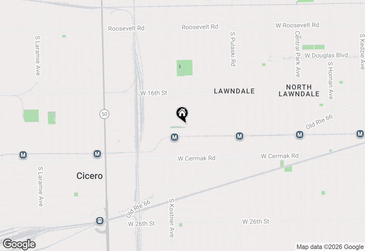 Map of 1870 S Kildare Avenue, Chicago, IL 60623