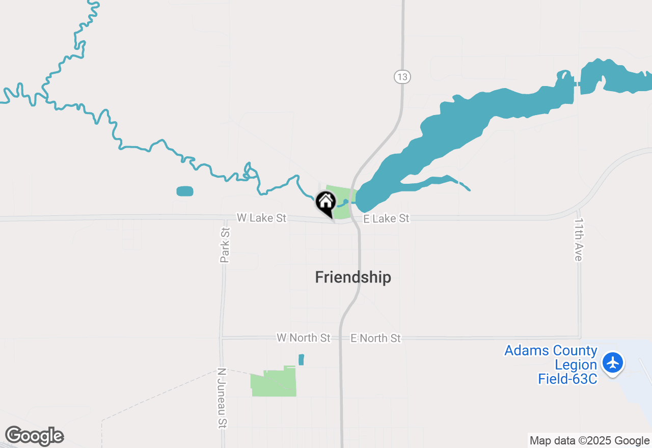 Map of 100 Raymond Street, Friendship, WI 53934
