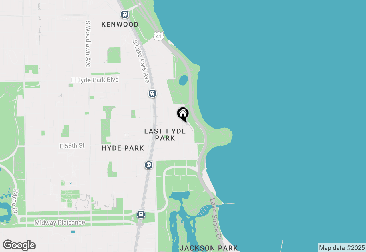 Map of 5450 S East View Park #1, Chicago, IL 60615