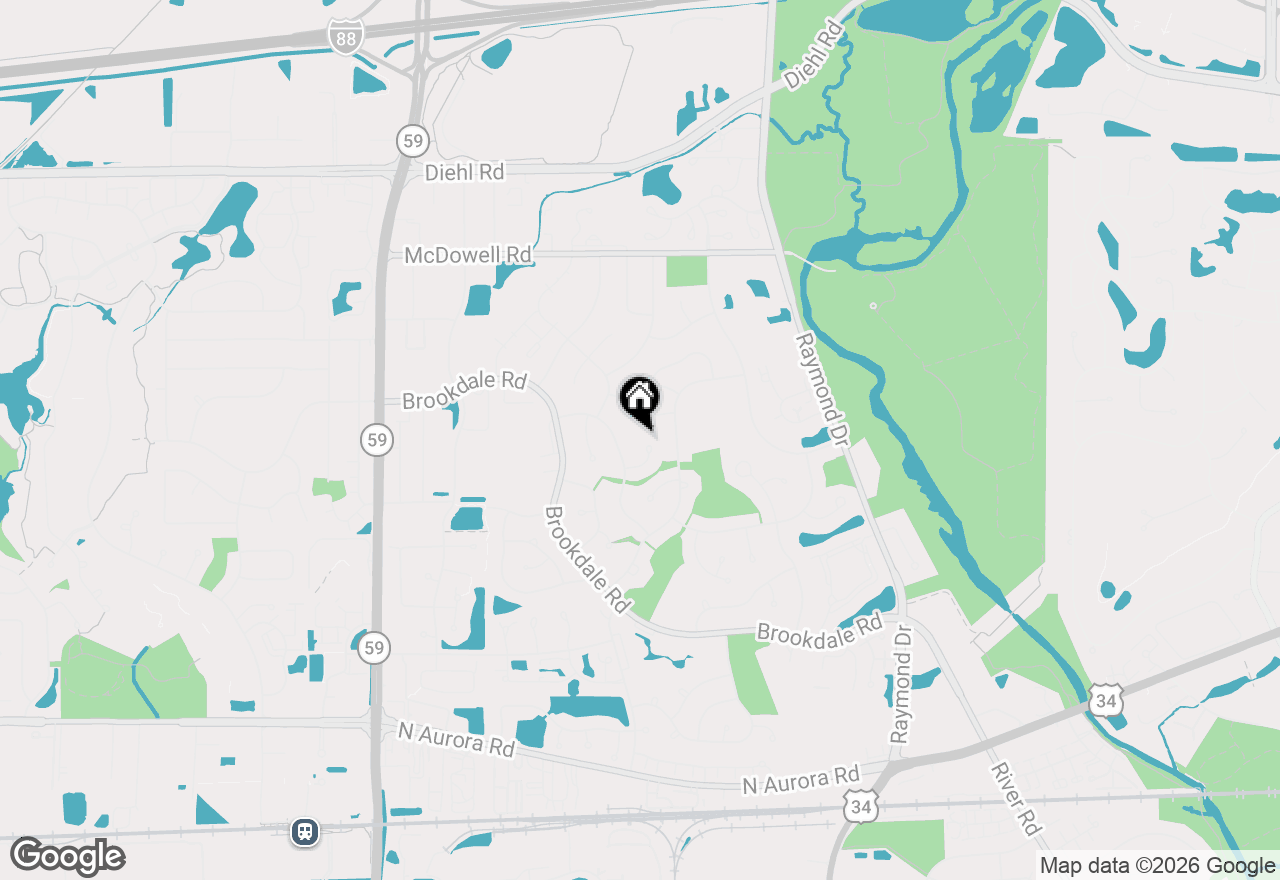 Map of 1607 Albermarle Court, Naperville, IL 60563