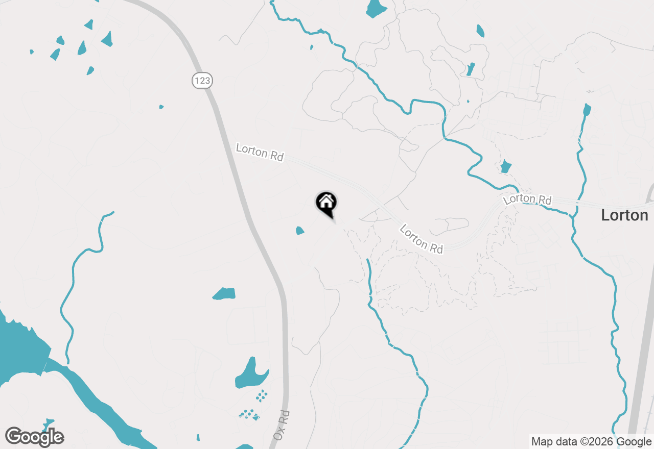 Map of 8934 Hubbard Way, Lorton, VA 22079
